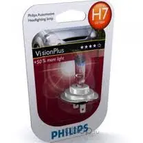Bombilla Philips Vision Plus H7 12V 55W 50% Más De Luz 1