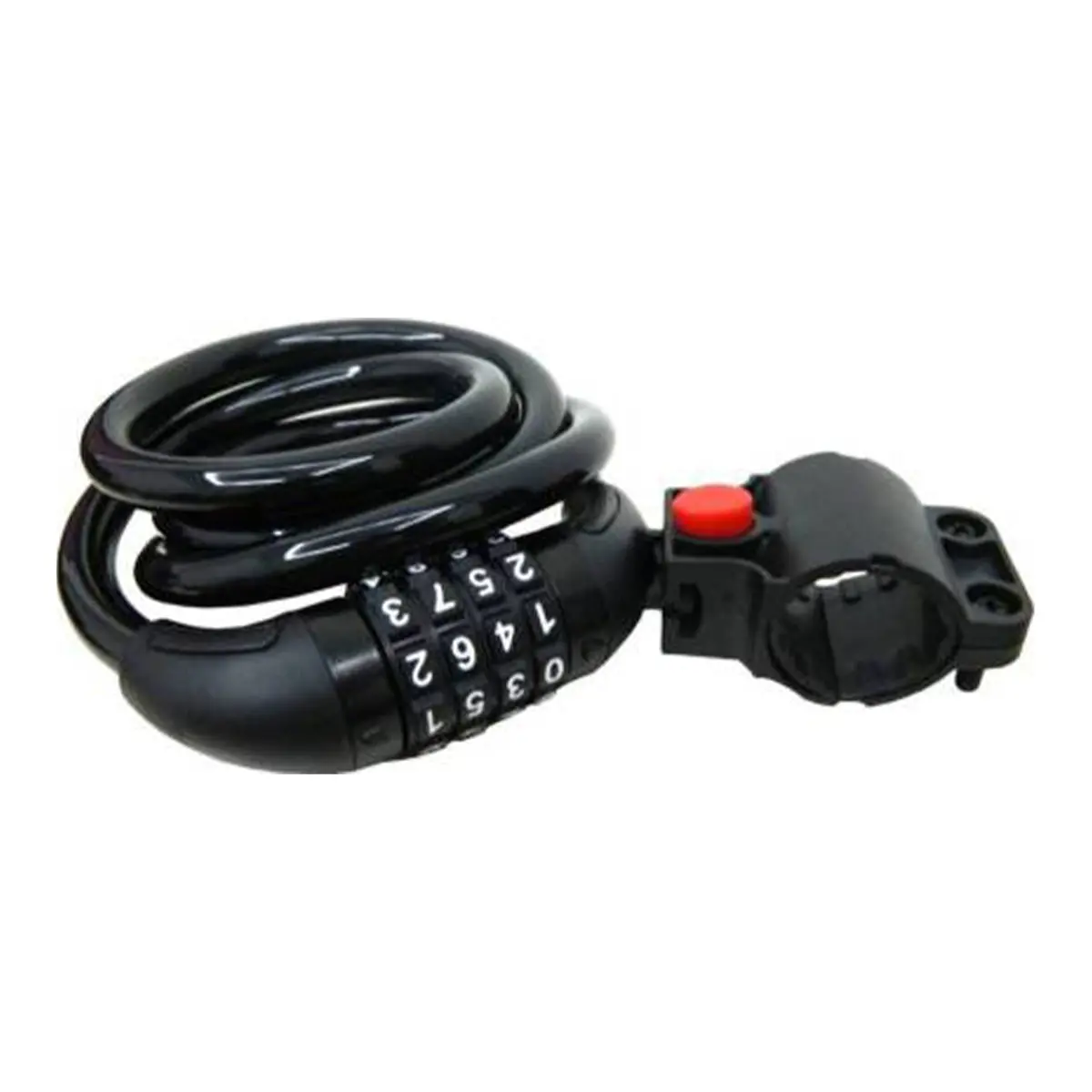 Leader Bicycle 4 Digit Resettable Number Lock With Clamp For Mtb Cycles 1