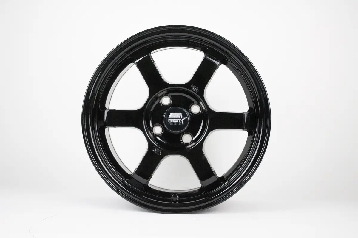 Time Attack - Glossy Black - 15X8.0 4X100 Offset +35 1
