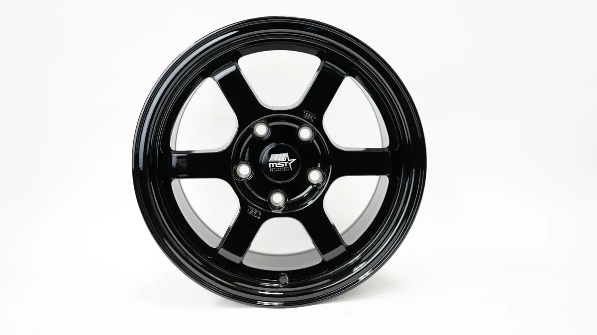 Time Attack - Glossy Black - 15X8.0 5X114.3 Offset +35 1