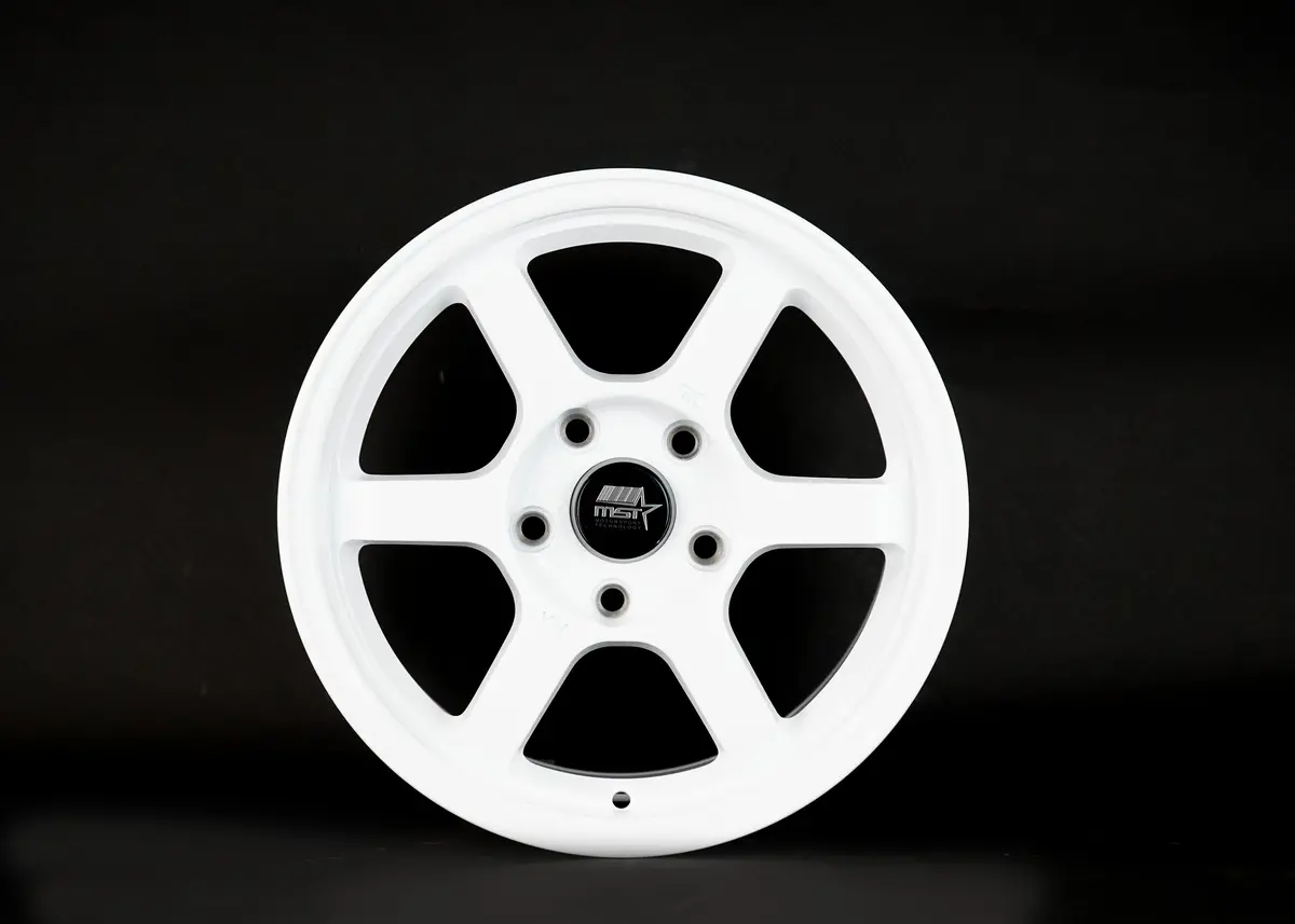 Time Attack - Glossy White - 15X8.0 5X114.3 Offset +35 1