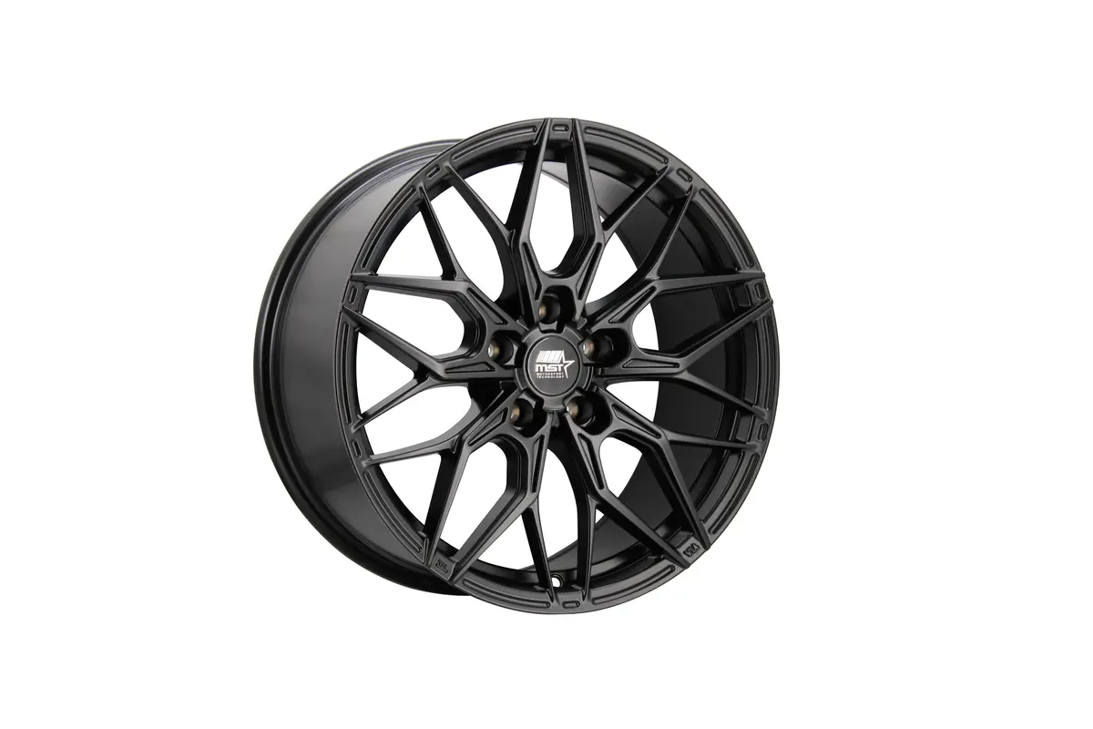 Mt02 - Matte Black - 18X8.5 5X112 Offset +35 2