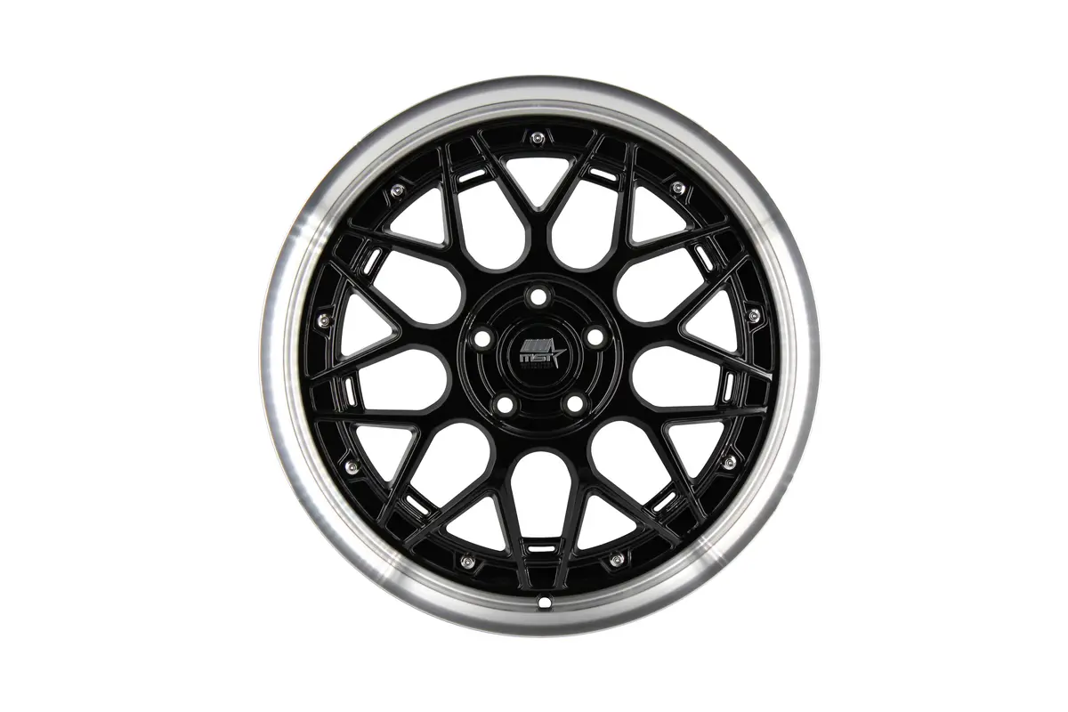 Mt03 - Black W/ Machined Lip - 19X9.5 5X114.3 Offset +35 1