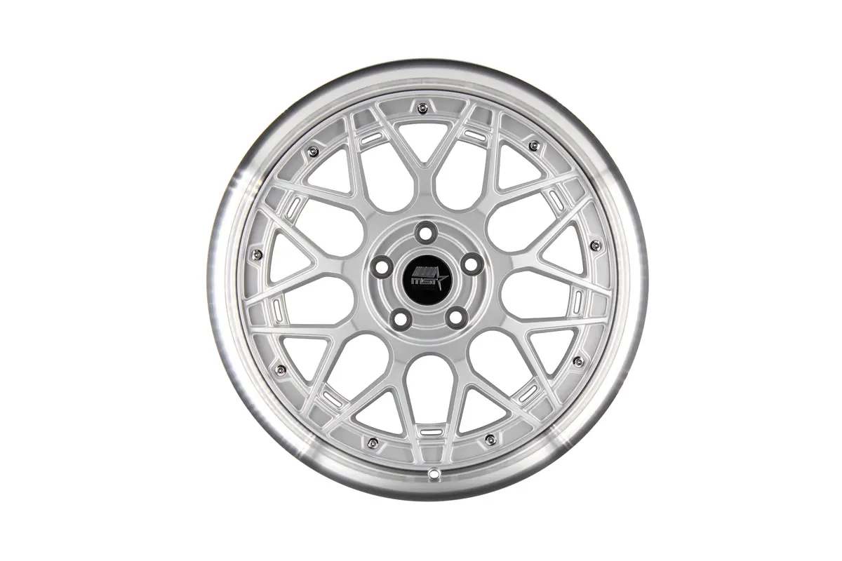 Mt03 - Silver W/ Machined Lip - 19X9.5 5X114.3 Offset +35 1