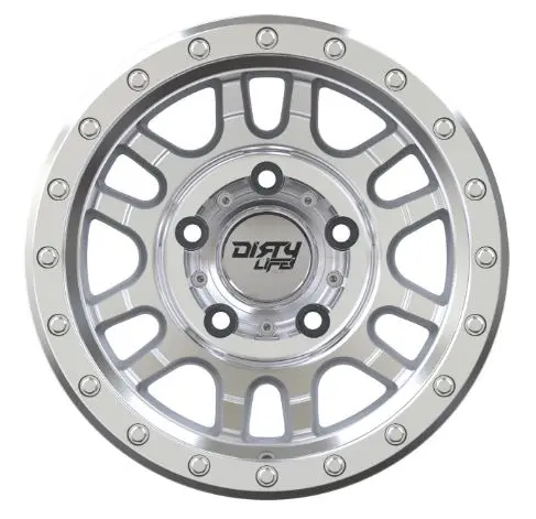 Dirty Life Canyon Pro Sxs Comp - Machined Finish Alloy Wheel *15X7" Et-5 (Jimny Models 2018-Current Xl 5-Door, Glx & Lite 3-Door) 1