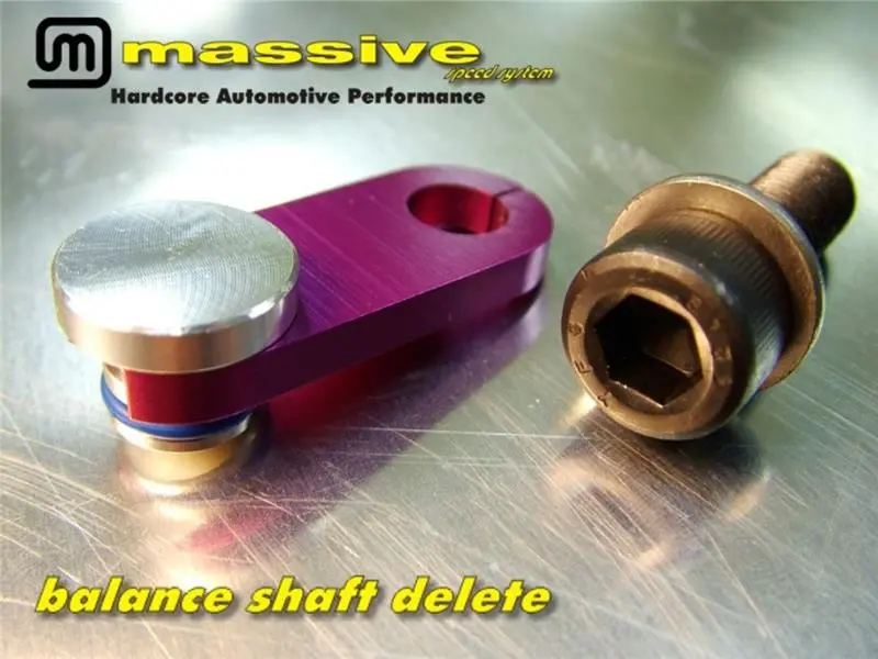 Massive Speed Balance Shaft Delete Kit For 2.0/2.3L Ecoboost Engines 1