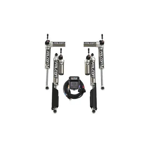 Falcon Shocks Sp2 3.5 E-Adjust Piggyback Front And Rear Shocks For 0 To 1.50-Inch Lift (18-26 2.0L Or 3.6L Jeep Wrangler Jl 2-Door) 1