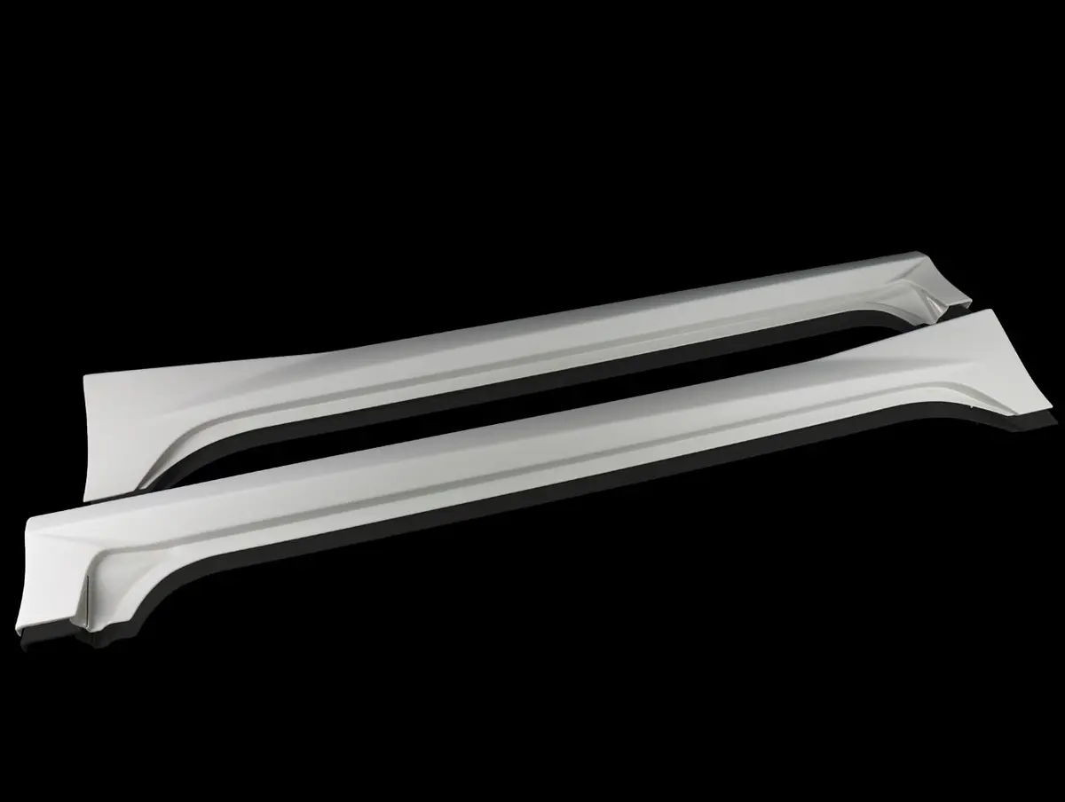 Mugen Side Spoiler Set Unpainted  - 2016-21 Civic Hatch 1