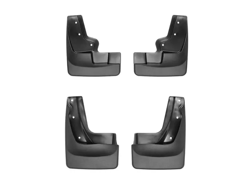 No Drill Mudflaps Black - 2016+ Ford Edge | Non Sport 1