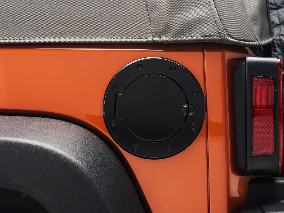 Rugged Ridge Black Aluminum Gas Cap Cover Omi11425.05 1