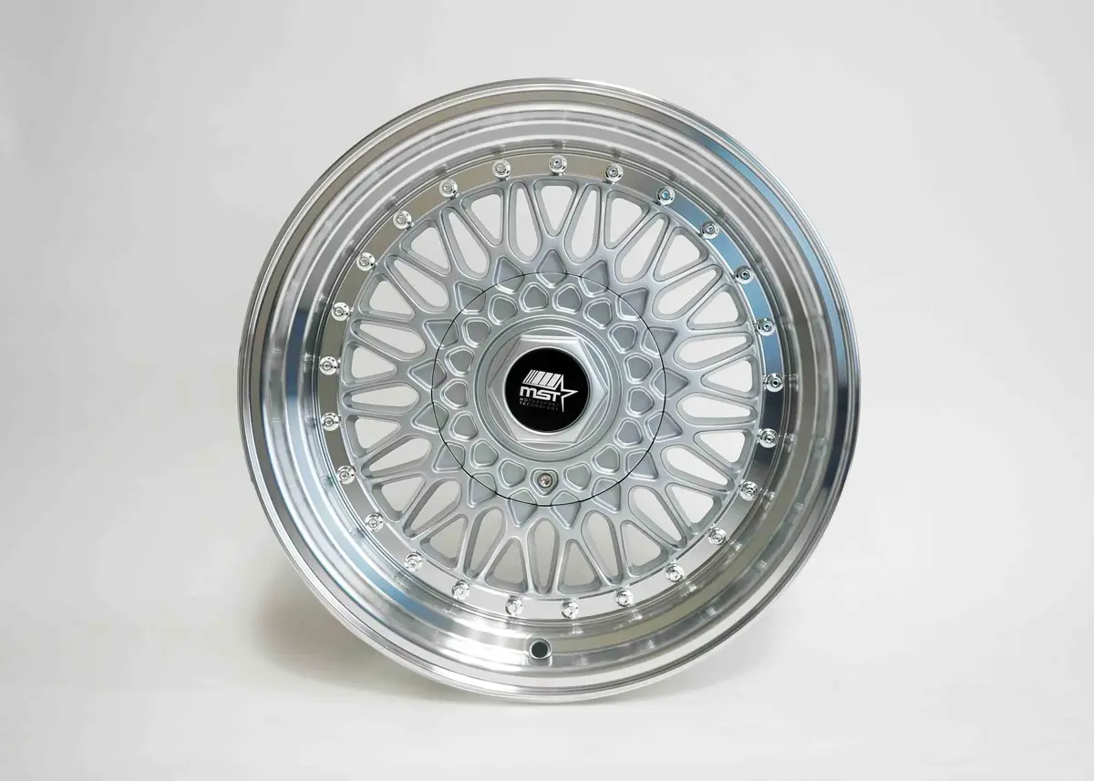 Mt13 - Silver W/ Machined Lip - 16X8.0 4X100/4X114.3 Offset +20 1