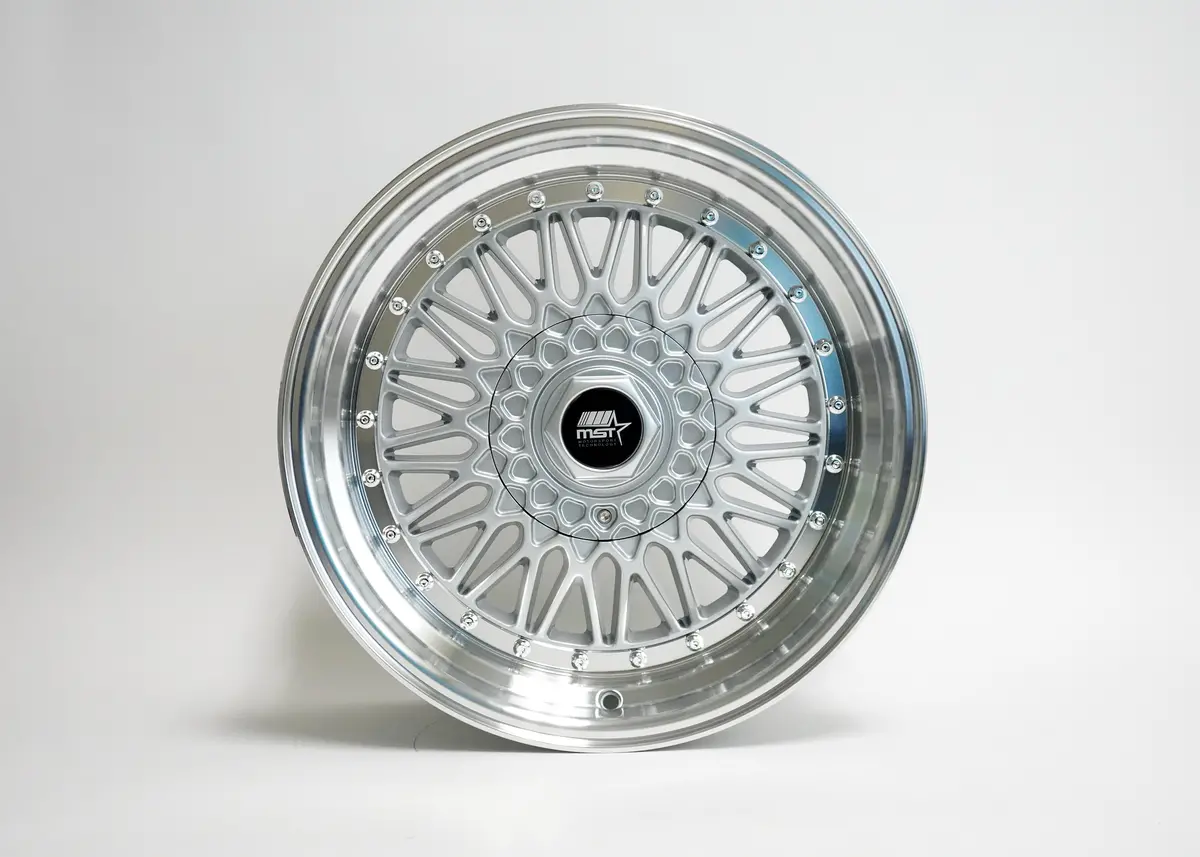 Mt13 - Silver W/ Machined Lip  - 17X8.5 5X100/5X114.3 Offset +30 1