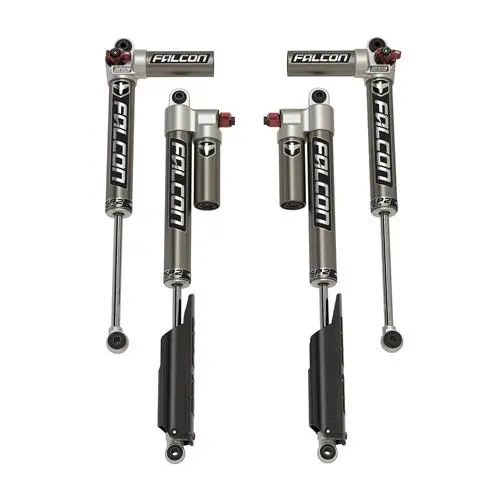 Falcon Shocks Sp2 3.3 Fast Adjust Piggyback Front And Rear Shocks For 3.50 To 4.50-Inch Lift (20-26 3.6L Jeep Gladiator Jt, Excluding Mojave) 1