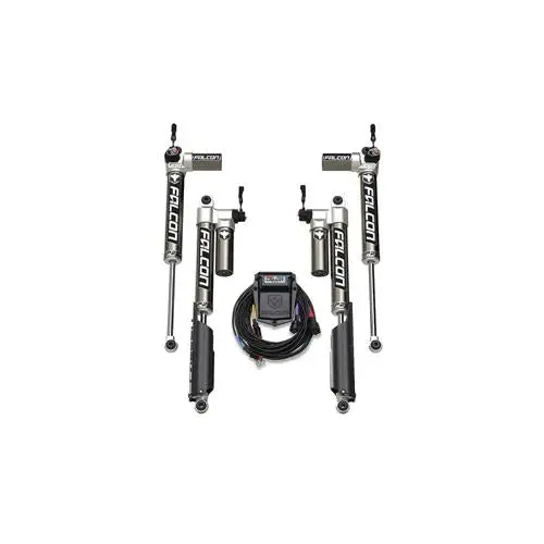 Falcon Shocks Sp2 3.5 E-Adjust Piggyback Front And Rear Shocks For 2 To 3-Inch Lift 1