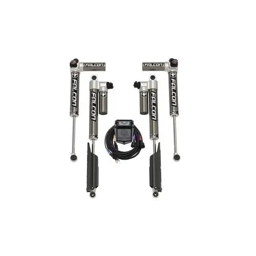 Falcon Shocks Sp2 3.5 E-Adjust Piggyback Front And Rear Shocks For 3.50 To 4.50-Inch Long Travel Lift (20-26 3.6L Jeep Gladiator Jt) 1