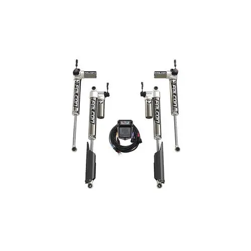 Falcon Shocks Sp2 3.5 E-Adjust Piggyback Front And Rear Shocks For 3.50 To 4.50-Inch Lift 1