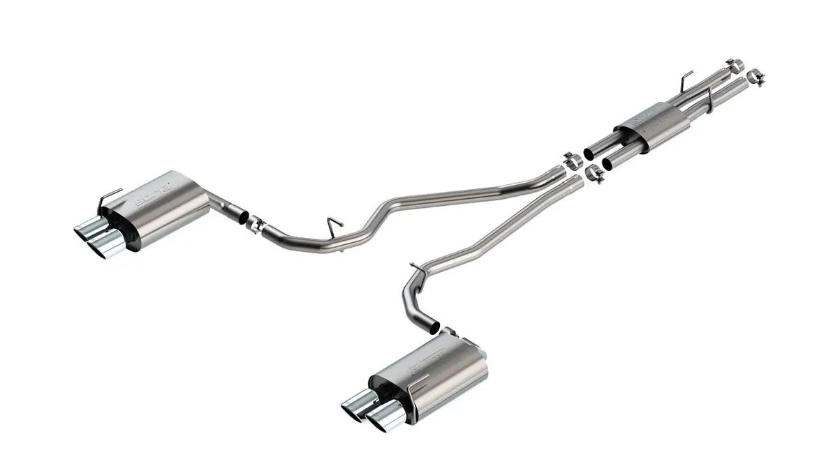 Borla 2.25In Atak Cat-Back Exhaust (Chrome Tips) For 2020+ Ford Explorer St 1