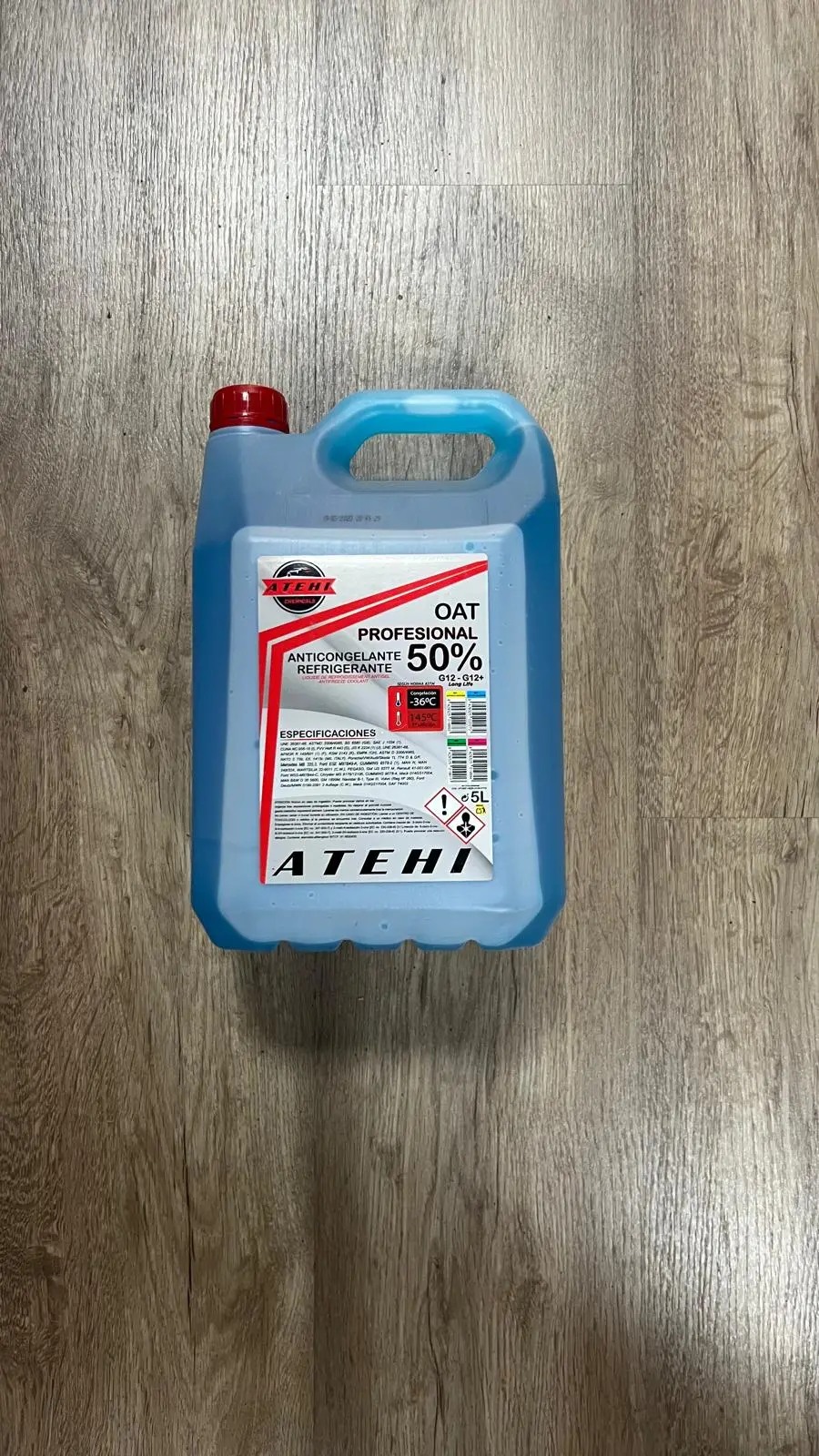 Atehi Anticongelante 50% G12 Organico Azul 1