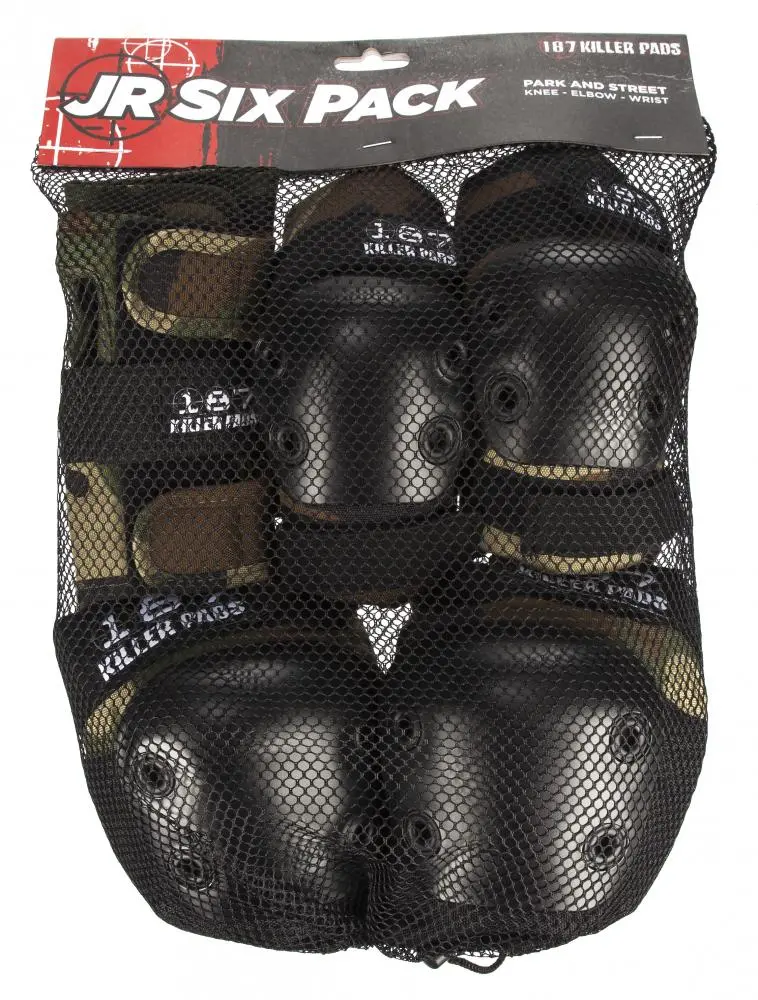 187 Pad Set Jr. Six Pack Camo 1