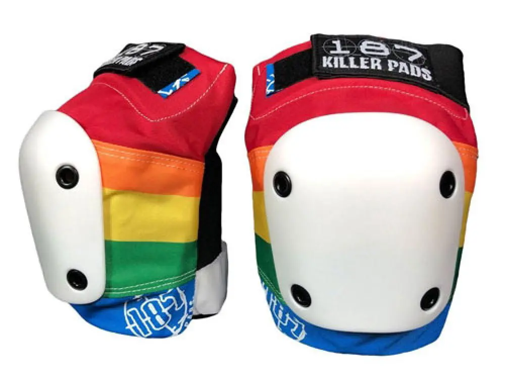 187 Killer Slim Knee Pads - Rainbow 1