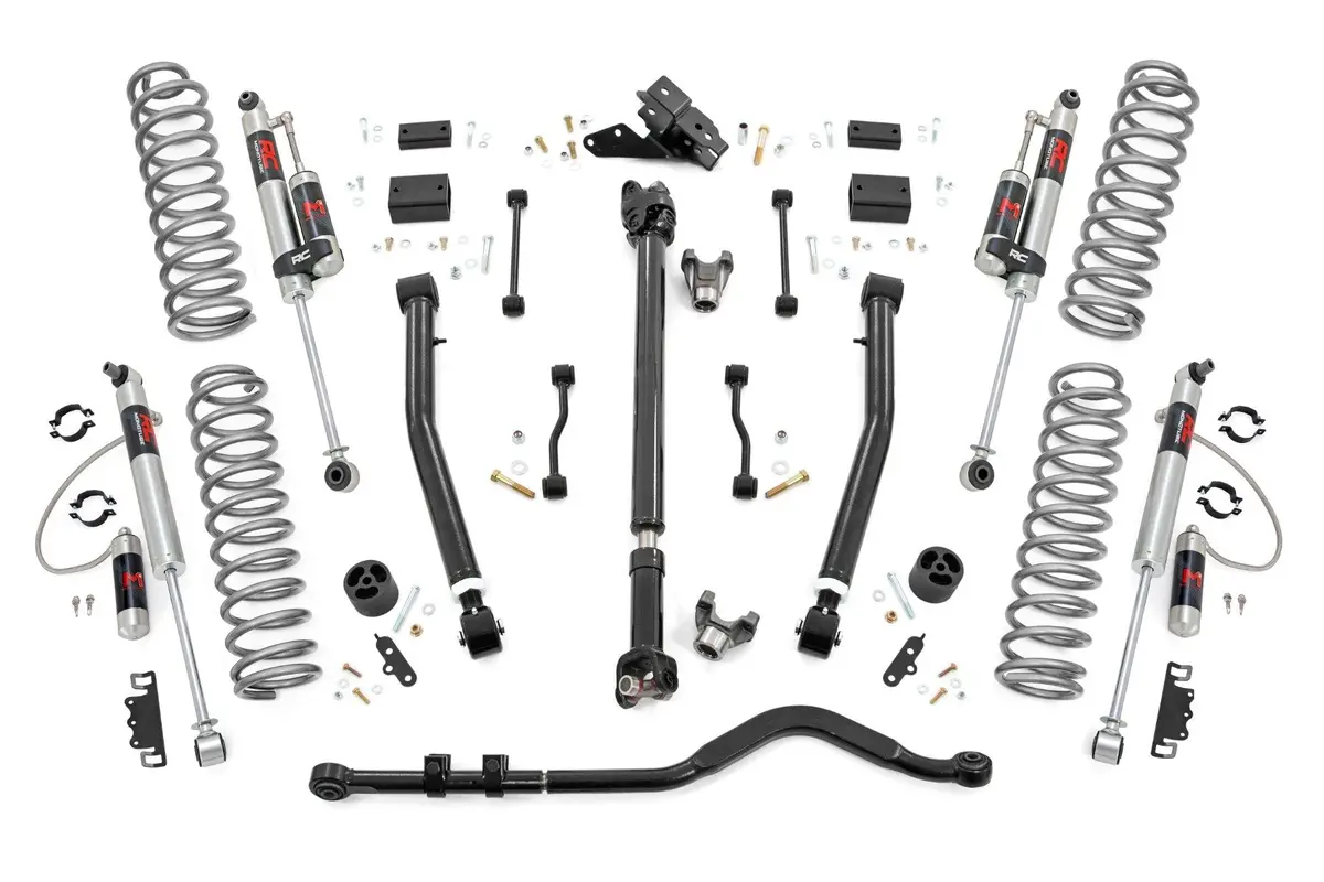 Rough Country 3.5 Inch Lift Kit | Adj Lower | Fr D/S | Jeep Wrangler Jl 4Wd (24-26) 3
