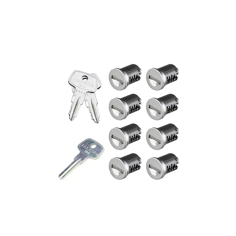Sks Lock Cores With Keys (Set Of 8) 1