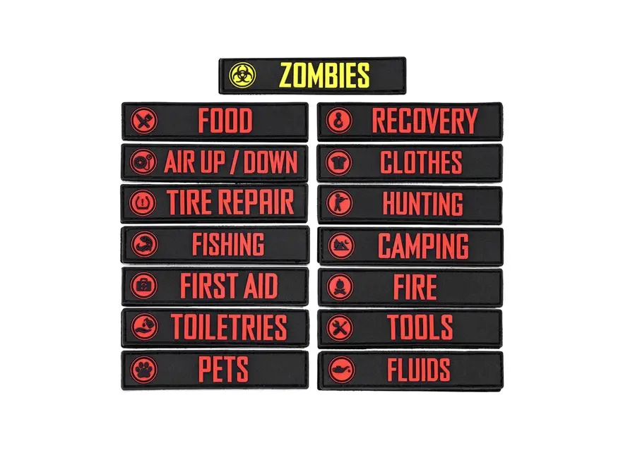 Gearbag Pvc Patches - Set Of 15 1