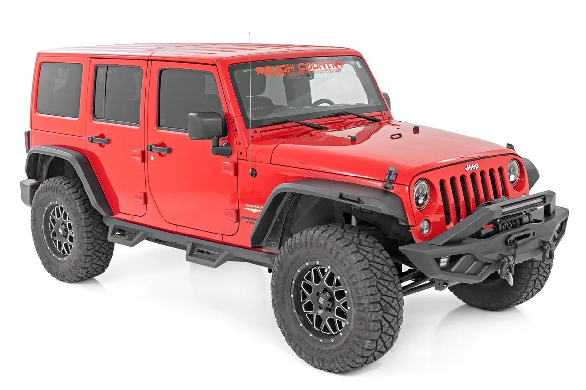High Clearance Led Flat Fender Flare Kit | Uv Treated | Jeep Wrangler Jk (07-18) 1