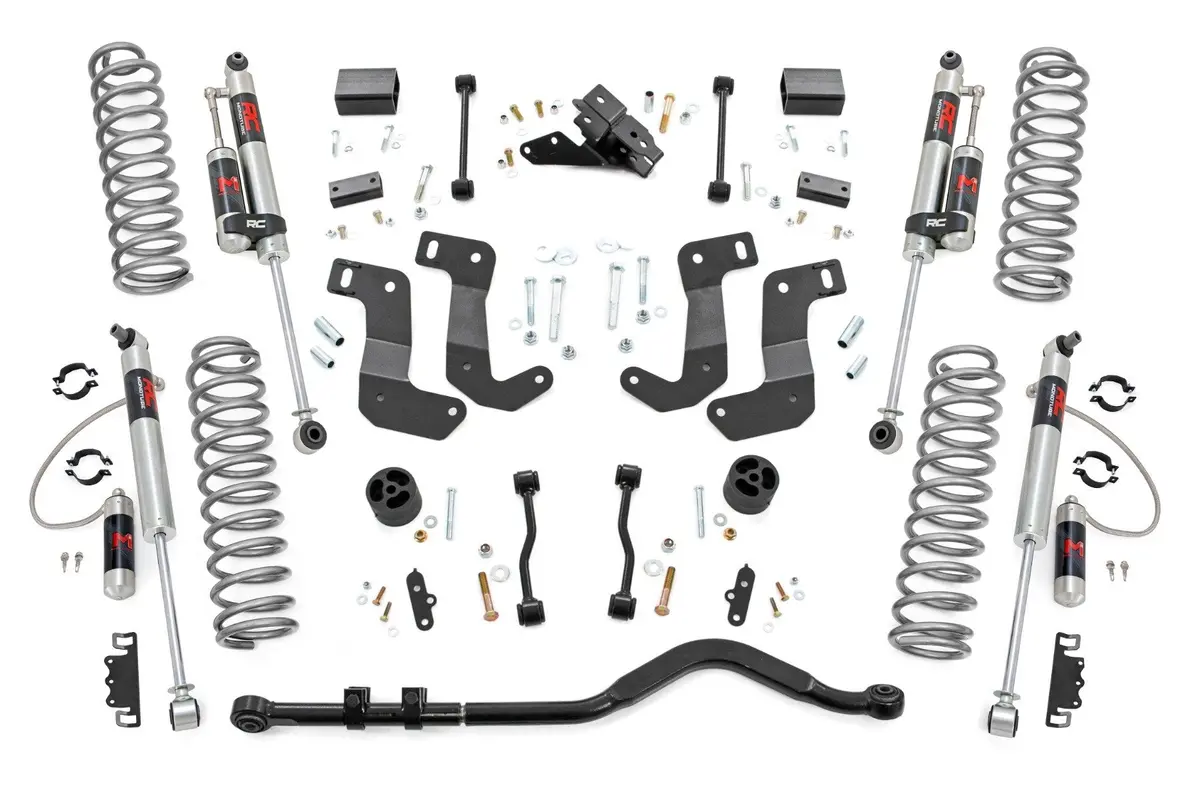 Rough Country 3.5 Inch Lift Kit | C/A Drop | Stage 1 | Jeep Wrangler Unlimited (24-26) 4