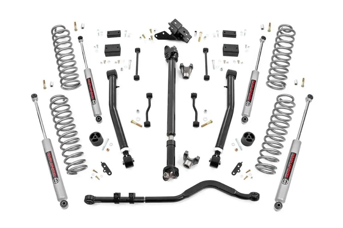 Rough Country 3.5 Inch Lift Kit | Adj Lca | Fr D/S | Jeep Wrangler Jl 4Wd (2024-2026) 1