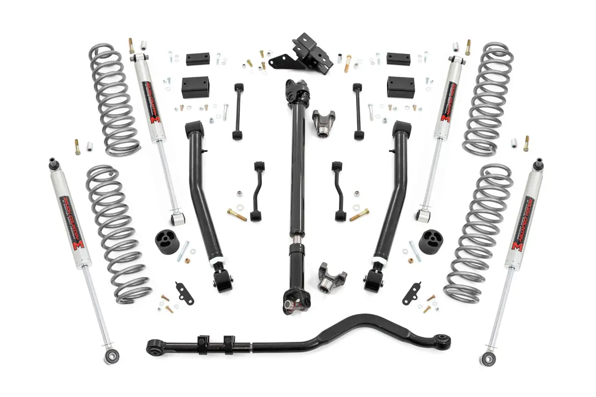 Rough Country 3.5 Inch Lift Kit | Adj Lower | Fr D/S | Jeep Wrangler Unlimited (24-26) 2
