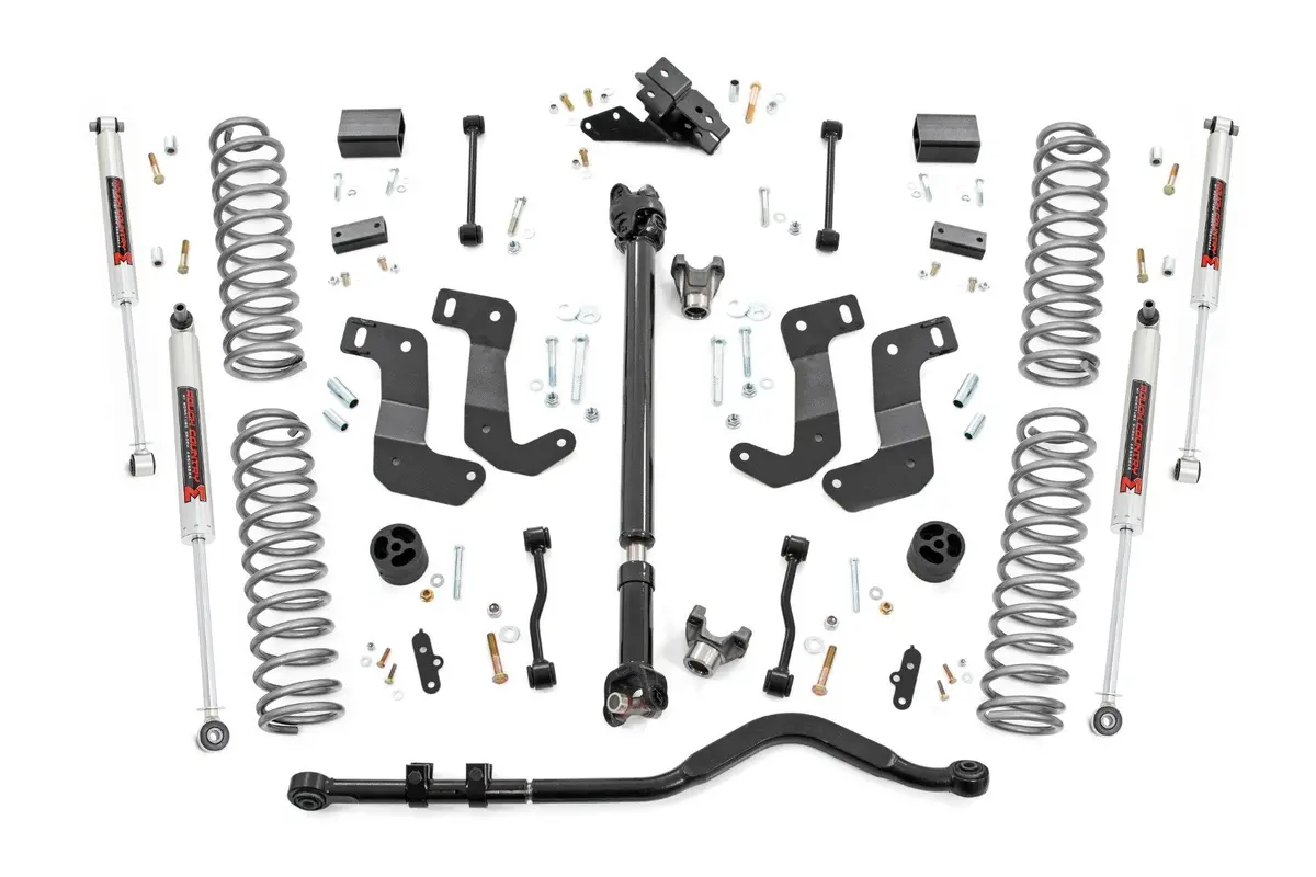 Rough Country 3.5 Inch Lift Kit | C/A Drop | Front D/S | Jeep Wrangler Jl Rubicon (18-23) 2
