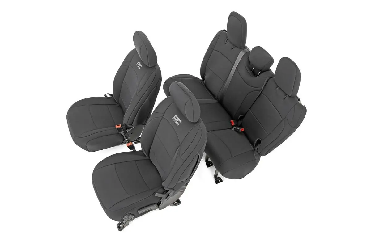 Seat Covers | Front And Rear | Jeep Wrangler Unlimited 4Wd (2018-2026) 1