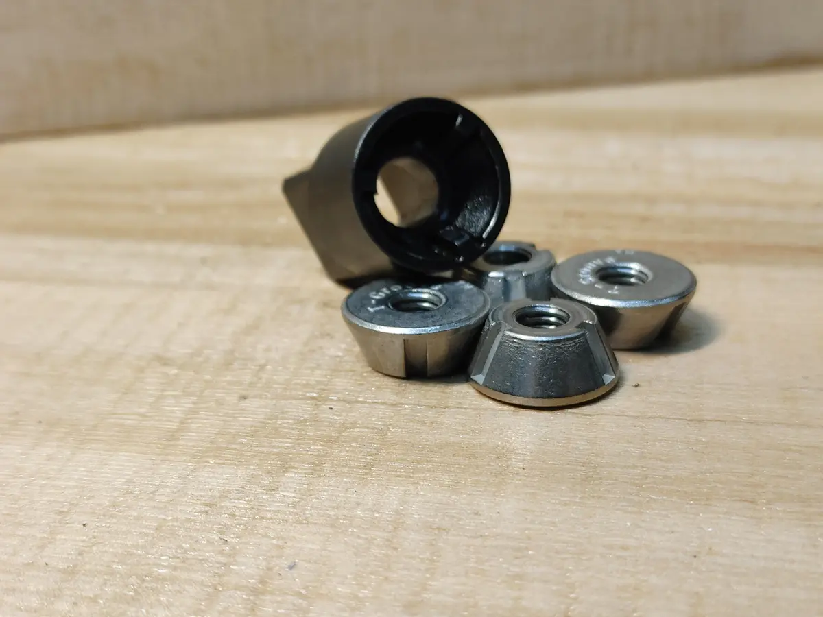 M8 Security T-Groove Nuts ( Level 10 Security Fasteners) 1