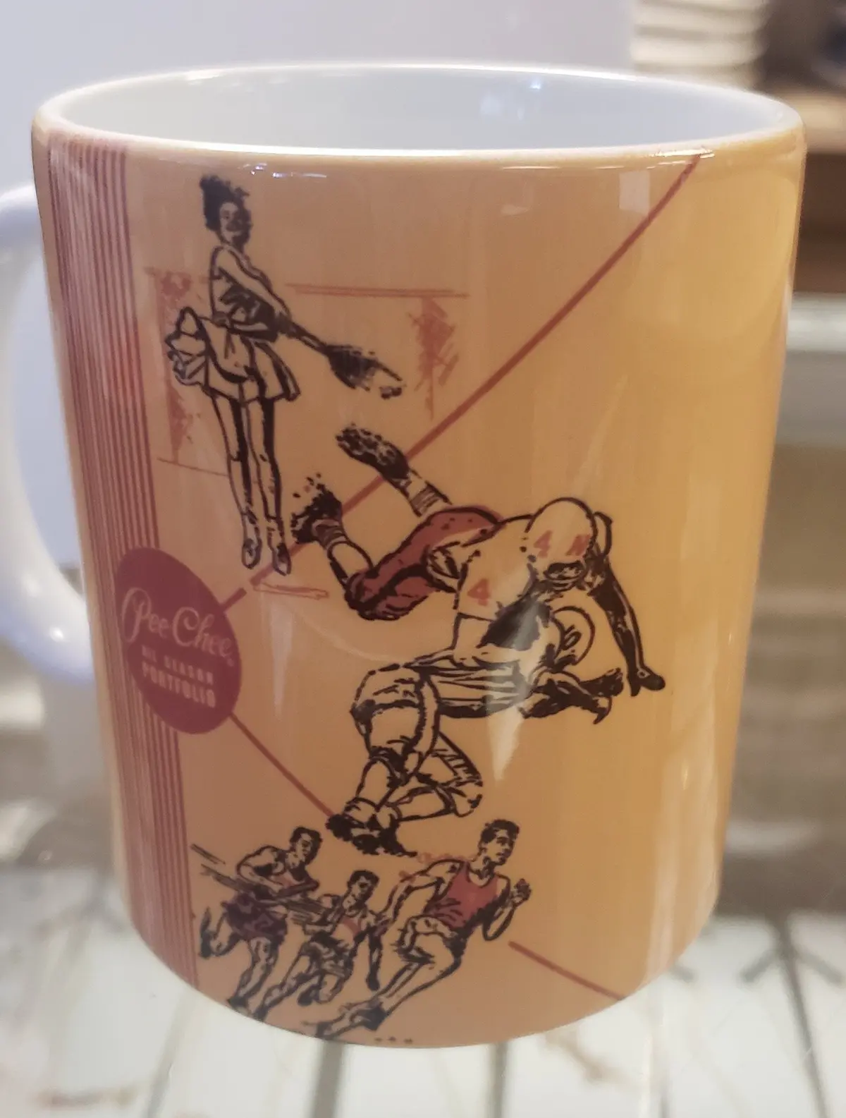 Pee-Chee Coffee Cups Retro Ceramic 11Oz. 1