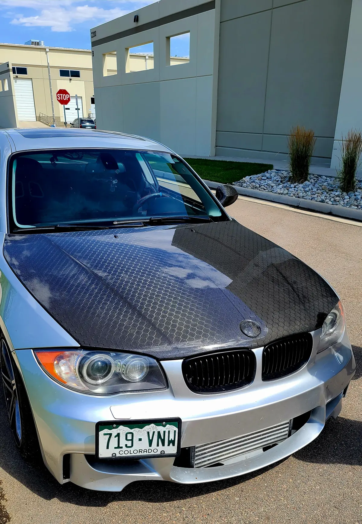 Bmw E82 1-Series E8x Carbon Fiber Hood (100% Carbon Fiber) 1