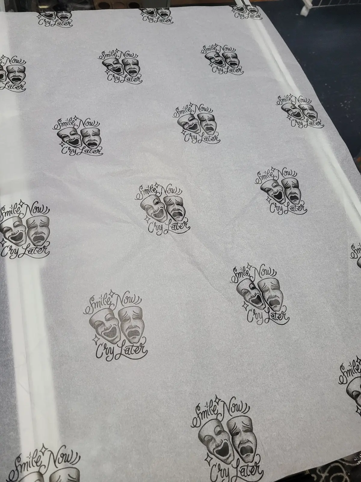 Smile Now Later Gift Wrap Paper Tissue 1