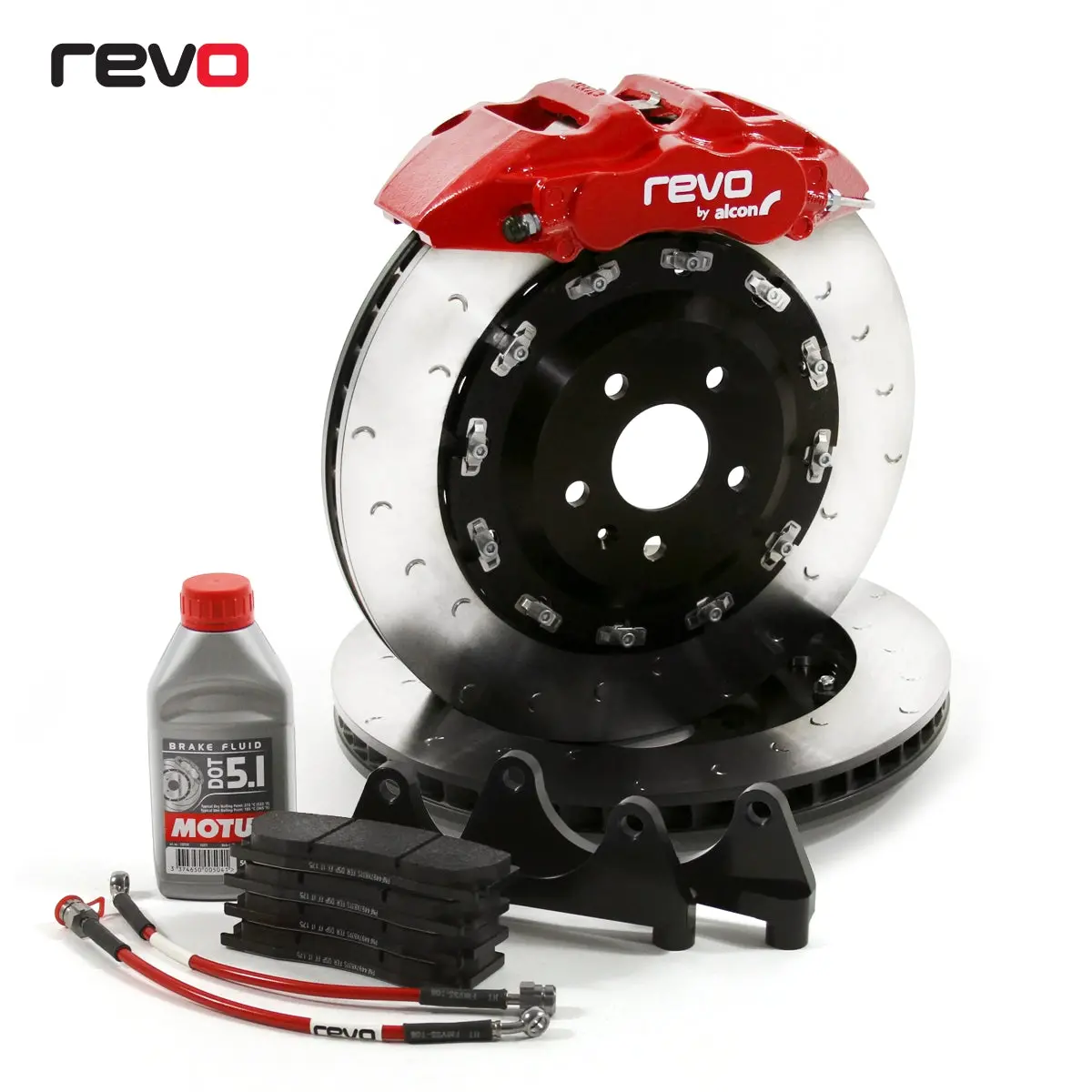 Revo/Alcon Mono 6 (6-Piston) Big Brake Kit For 2013+ Ford Focus St/Rs 1