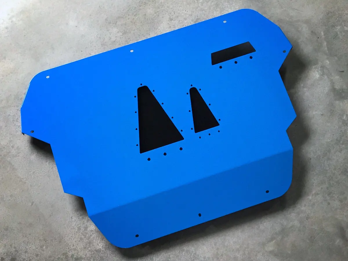 Adf Customs Aluminum Skid Plate/Undertray For 2016+ Ford Focus Rs 1