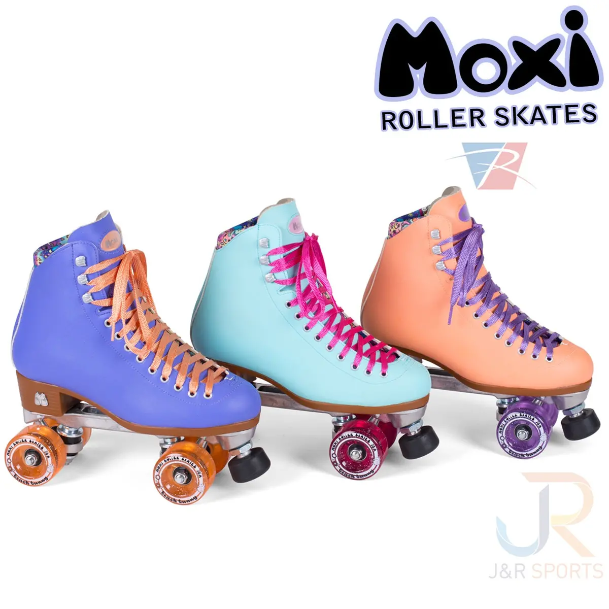 Moxi Beach Bunny Roller Skates - Peach 6