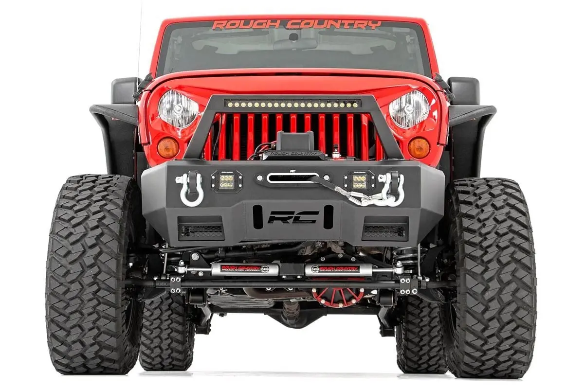 N3 Steering Stabilizer | Dual | 2-8 Inch Lift | Jeep Wrangler Jk/Wrangler Unlimited (07-18) 1