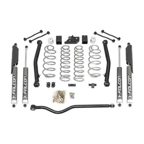 3.5'' Terrain Flex 2-Arm Kit With Falcon 2.1 Monotube Shocks 2018-2025 Jeep Jl Wrangler 1