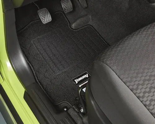 Suzuki Genuine Anthracite Velour Carpet Floor Mat Set (Jimny Models 2018-Current Glx & Lite 3-Door) 1
