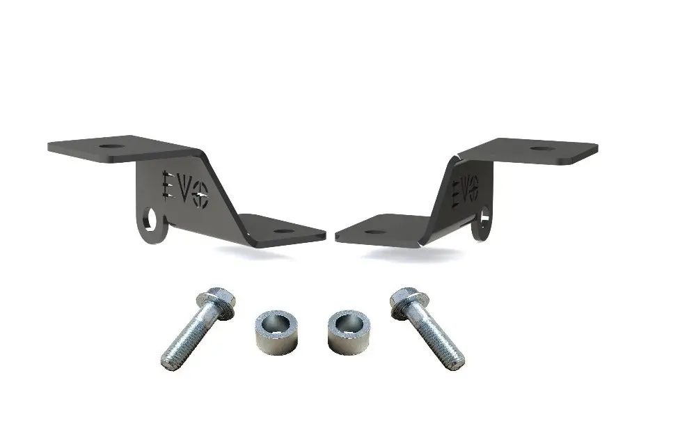 Jeep Wrangler 392 & Jt Gladiator Mojave A Pillar Cowl Ditch Light Mounts, Pair Black 1