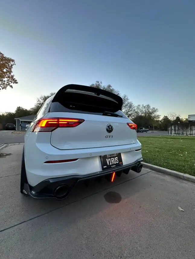 Vw Mk8 Gti Carbon Fiber Diffuser 1