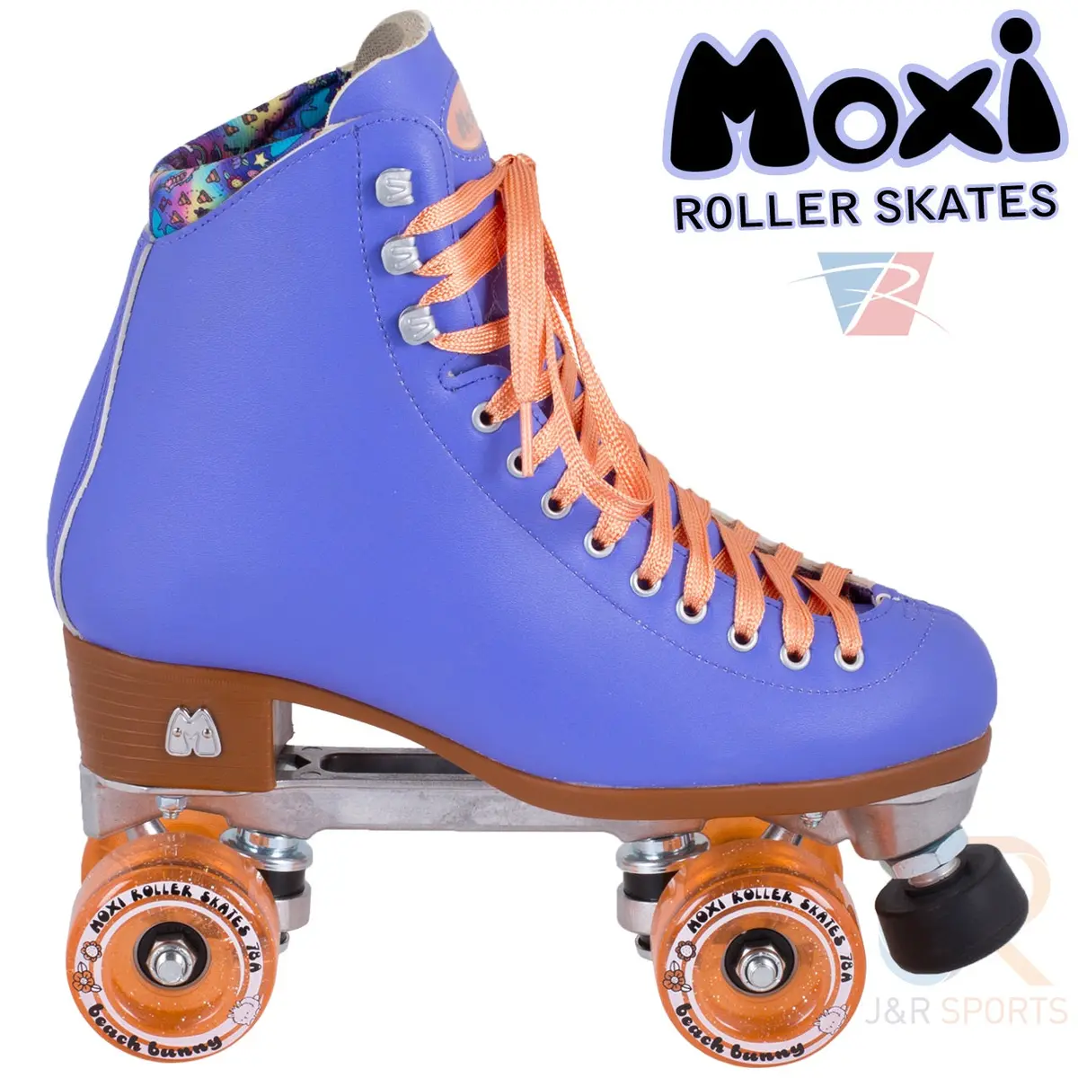 Moxi Beach Bunny Roller Skates - Periwinkle 1