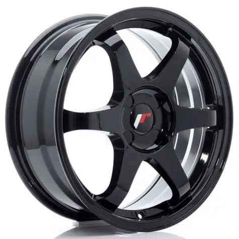 Jr Wheels Jr3 17X7 Et20-42 4H Blank Gloss Black 1
