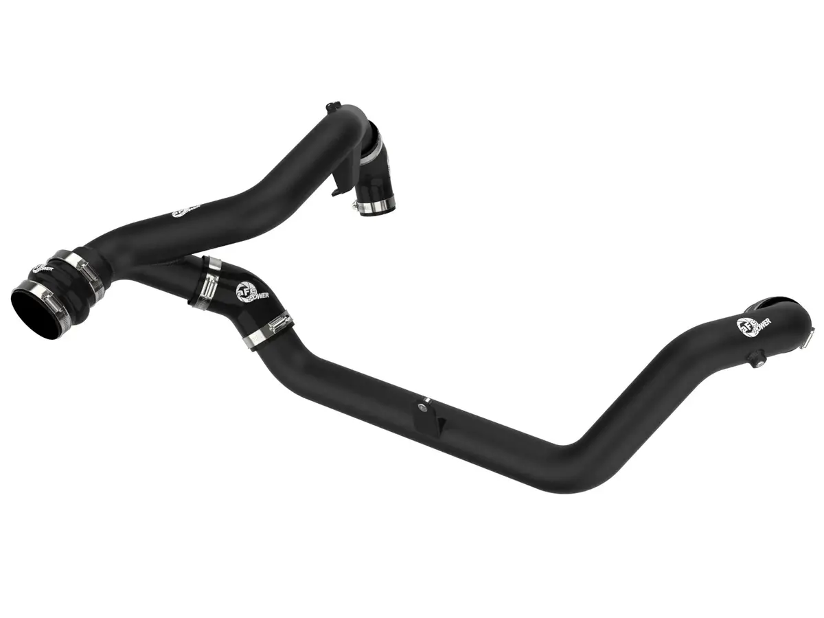 Bladerunner 2-1/4 In Aluminum Hot Charge Pipe Black For 2022-2024 Ford Explorer St 1