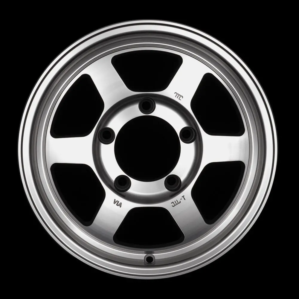 Rota Grid Type X 15X7" Polished Silver Alloy Wheel *Et0, 5X139.7 (Jimny Models 2018-Current Xl 5-Door, Glx & Lite 3-Door) 1