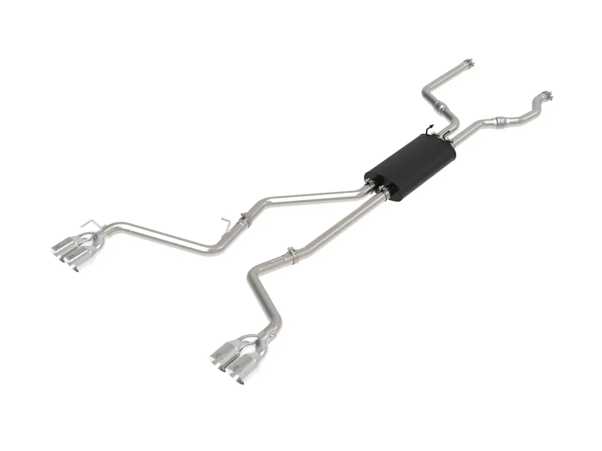 Afe Mach Force-Xp 2-1/2 In 304 Stainless Steel Cat-Back Exhaust System For 2020-Present Ford Explorer St 1